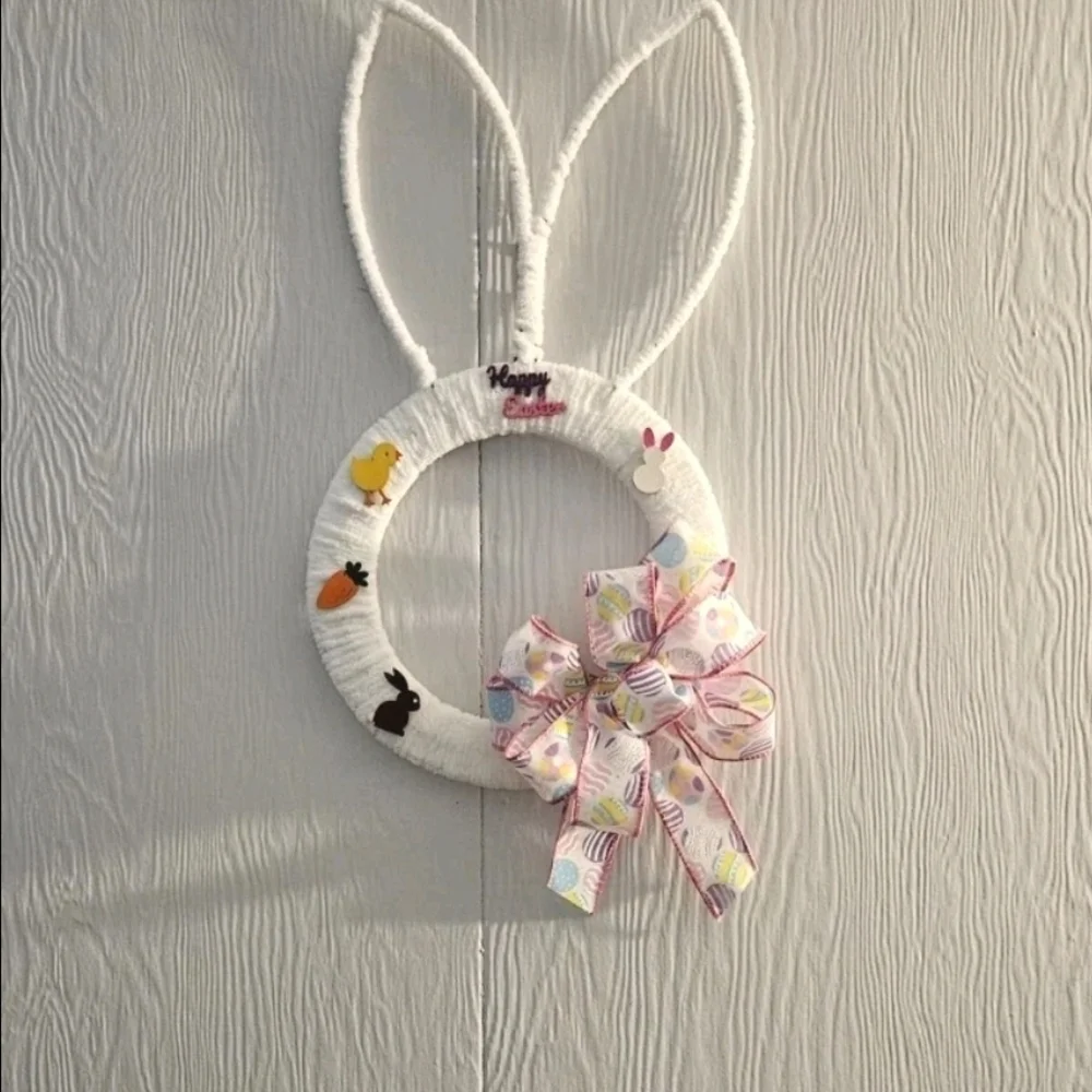 Handmade Easter Bunny/Rabbit Wreath Or Wall Decoration